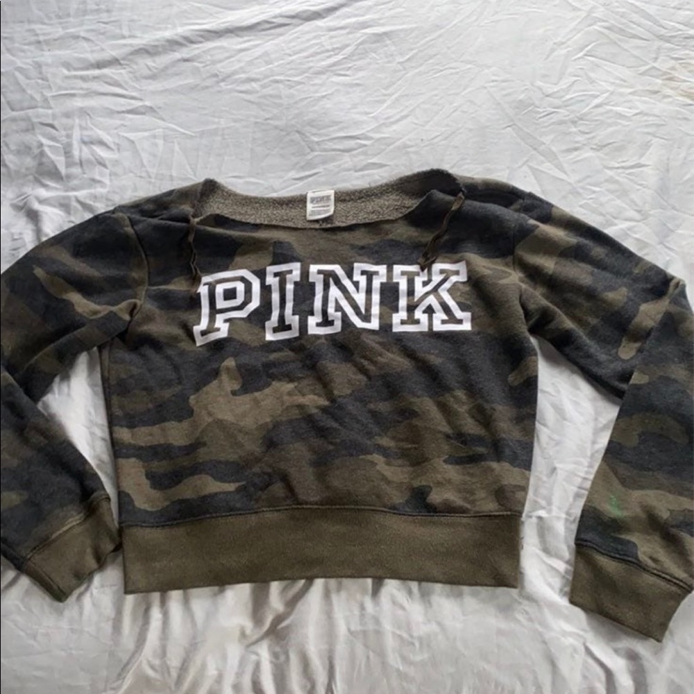PINK Camo Sweater